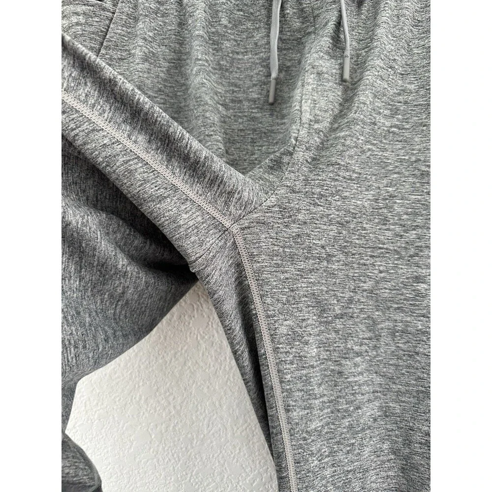 Quince Men's Gray Flowknit Performance Pants Large L Joggers Drawstring Active